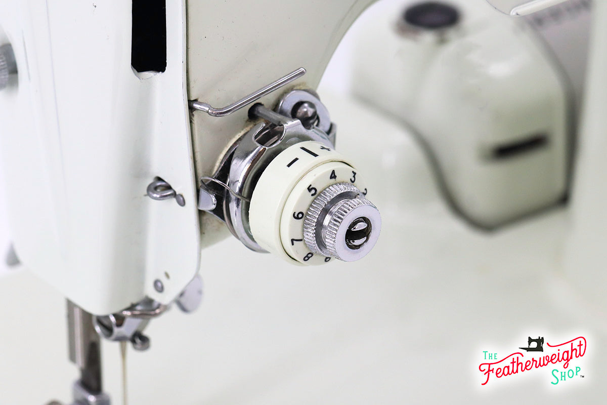 Tension Unit, White Singer Featherweight 221K (Vintage Original)