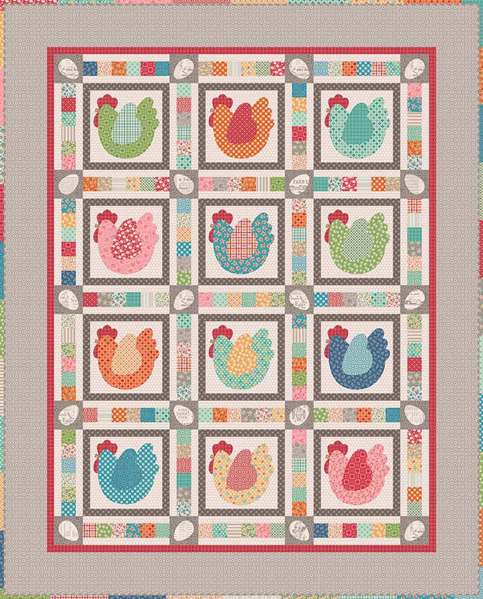 Quilt Kit, Boxed Set - Farmer's Daughter Hen House by Lori Holt