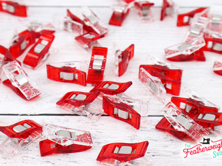 Load image into Gallery viewer, Wonder Clips, Box of 50 ct. - RED