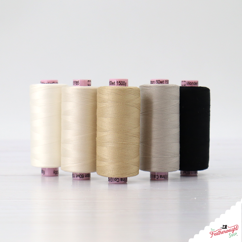 Thread Spool, Wonderfil 60wt 100% Egyptian Long-Strand Cotton - 1500 yds