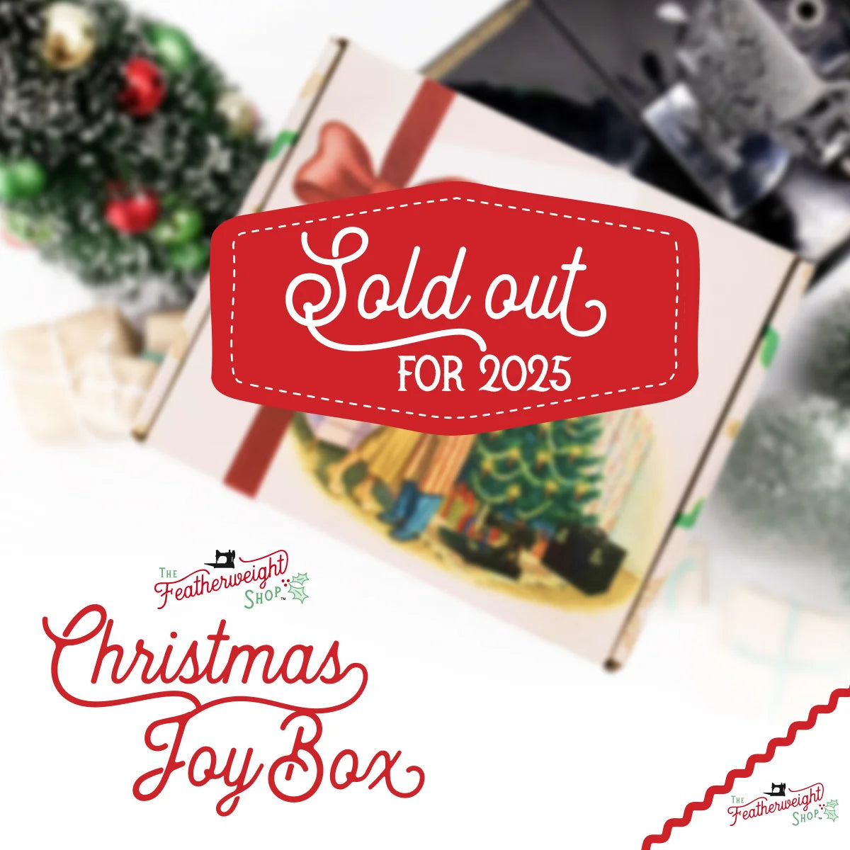 Christmas Joy Box 2025, Featherweight Shop Goodies & Surprises!