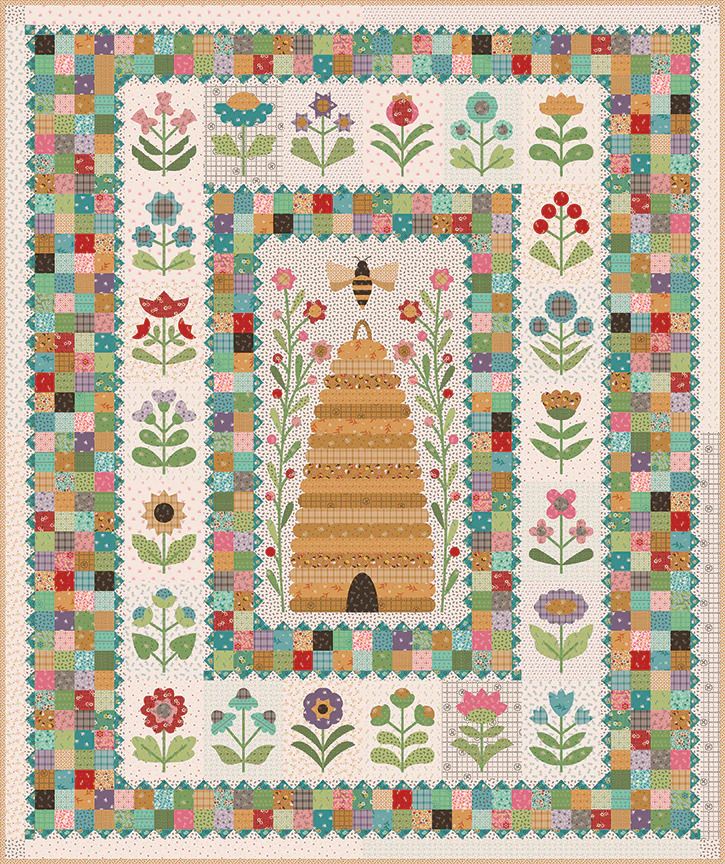 Sew Simple Shapes, Honey Bee Garden by Lori Holt of Bee in My Bonnet