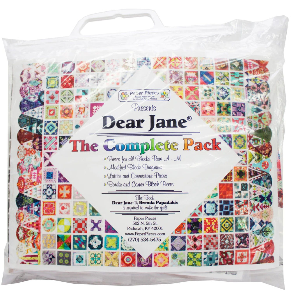 Pattern, Paper Pieces Dear Jane Quilt, Complete Pack – The Singer ...