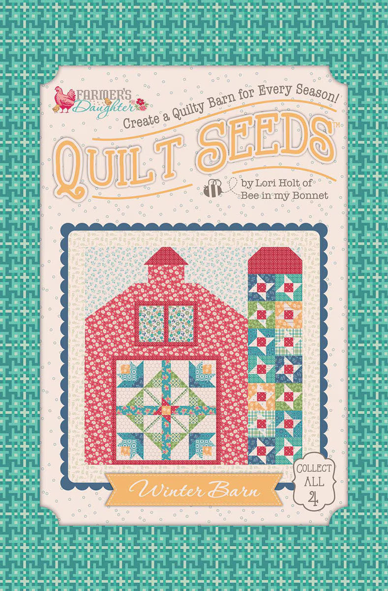 PATTERN, Farmer's Daughter Quilt Seeds ~ Winter Barn Block by Lori Holt