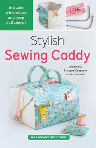 PATTERN, Stylish SMALL Sewing Caddy + Hardware Kit