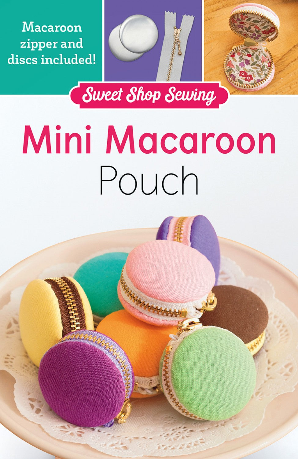 Hardware, Refill Macaron Discs (pack of 4) for Zipper Pouch Pattern