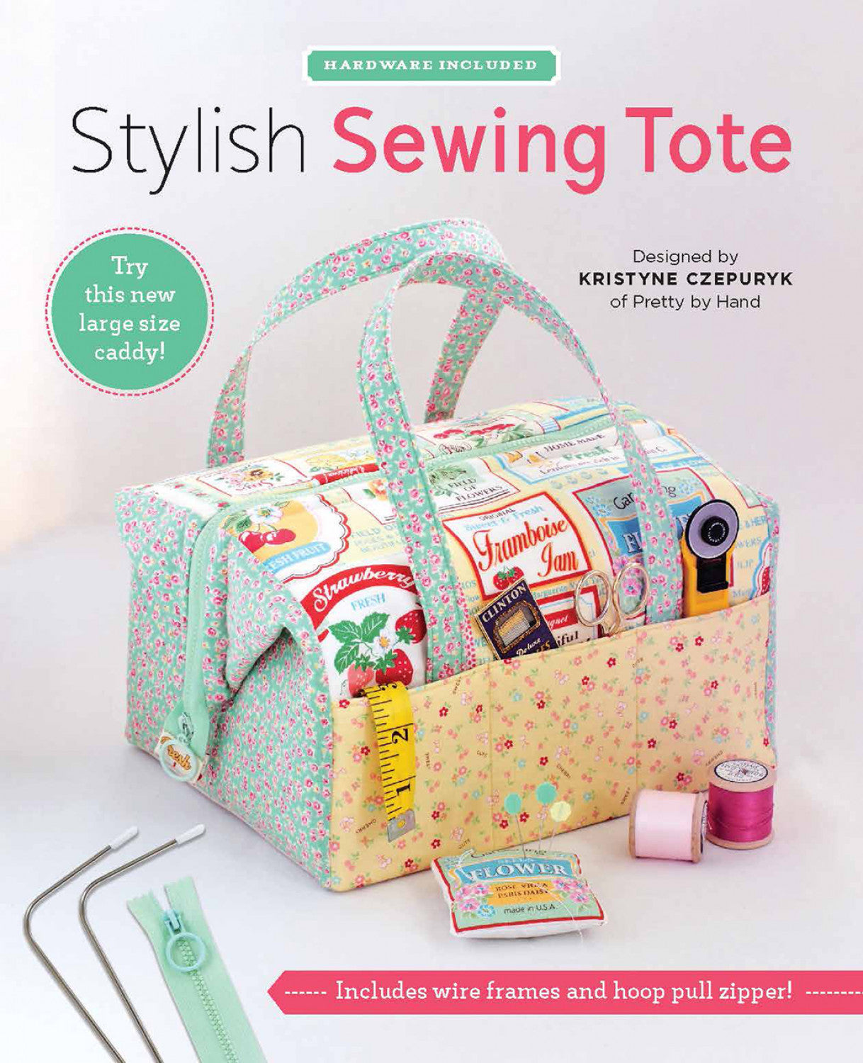 PATTERN, Stylish Sewing Tote + Hardware Kit