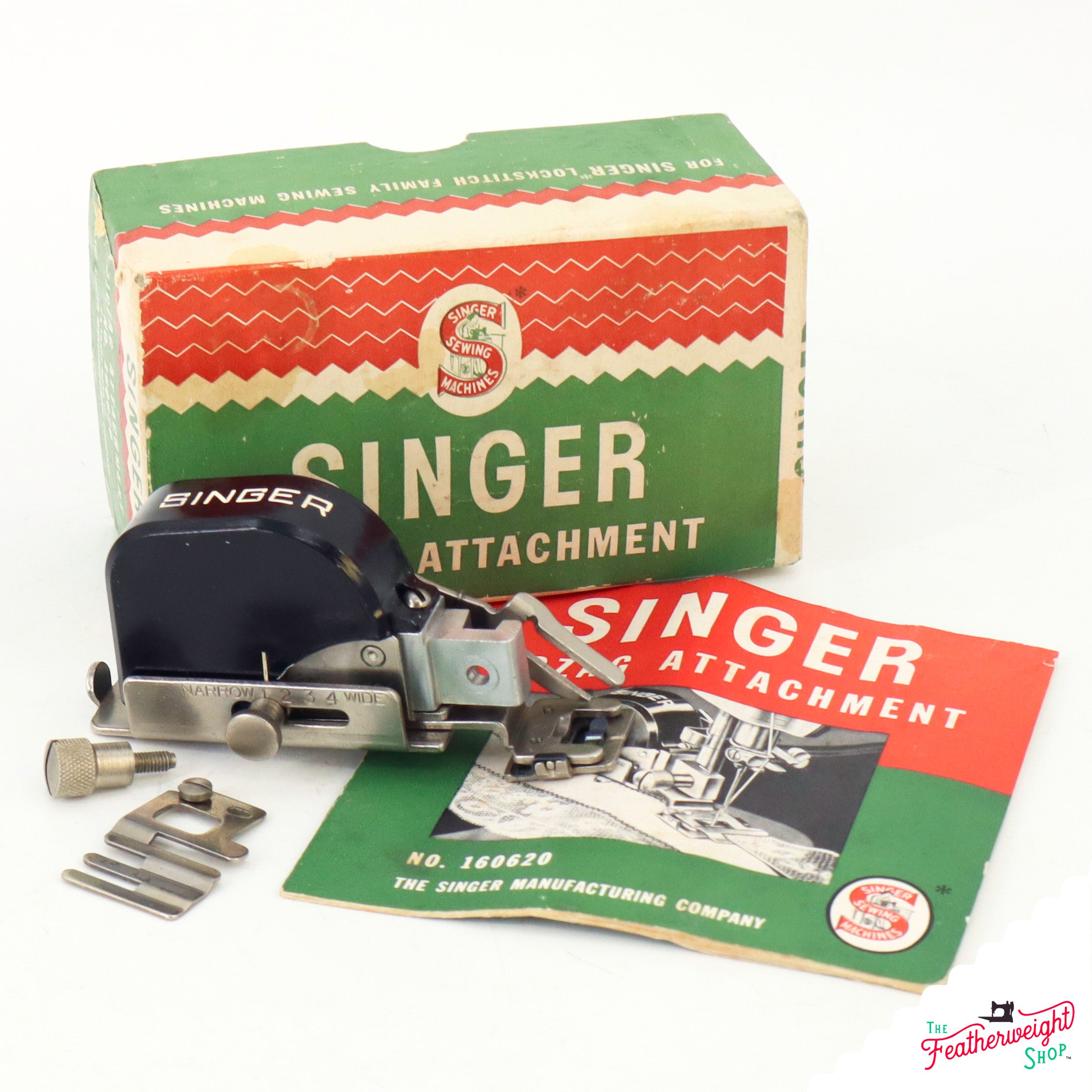 ZigZag BLACK Adjustable Attachment, Singer Featherweight (Vintage Original)