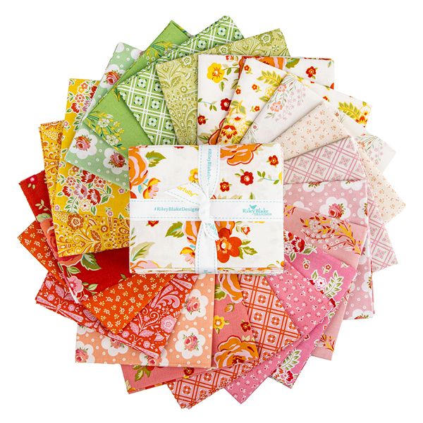 Fabric, Peach Cobbler - FAT QUARTER BUNDLE