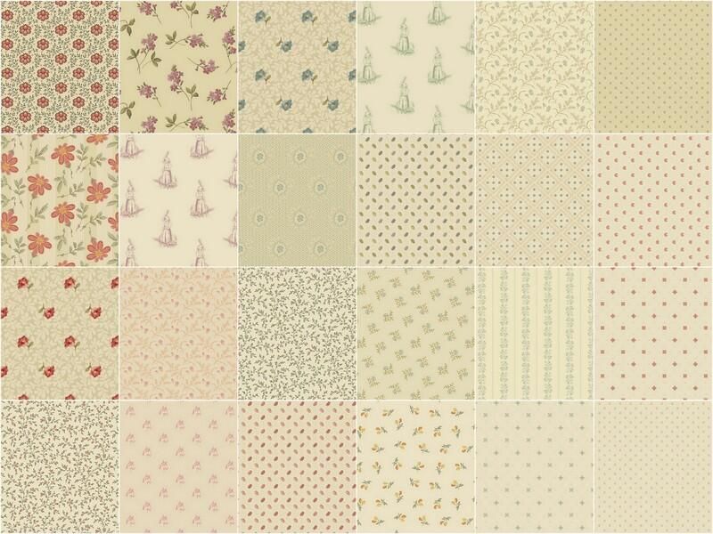 Fabric, Laundry Line by Laundry Basket Quilts - FAT QUARTER BUNDLE