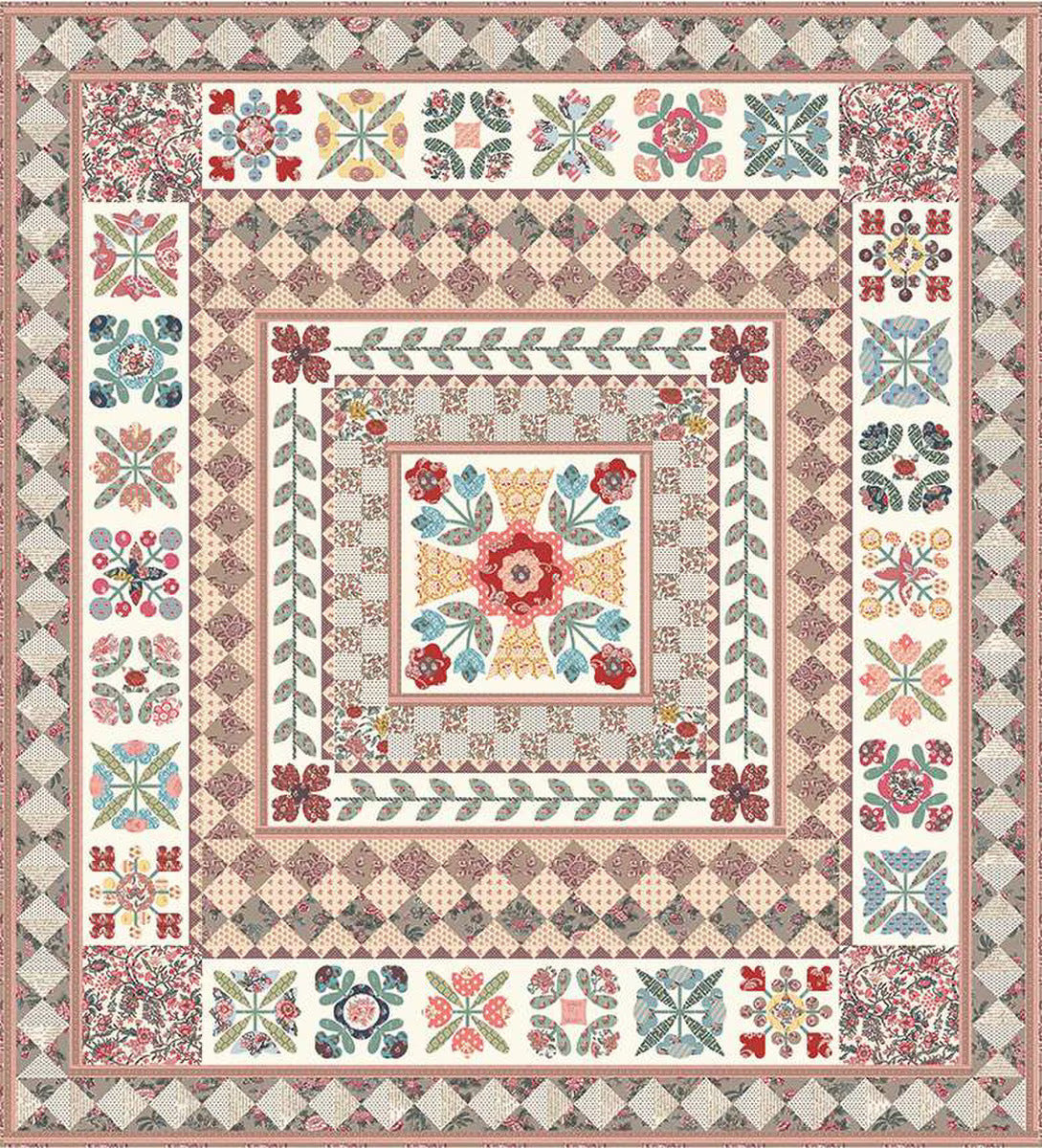 Sew Simple Shapes, Jane Austen 250th Anniversary Quilt by Lori Holt of Bee in My Bonnet