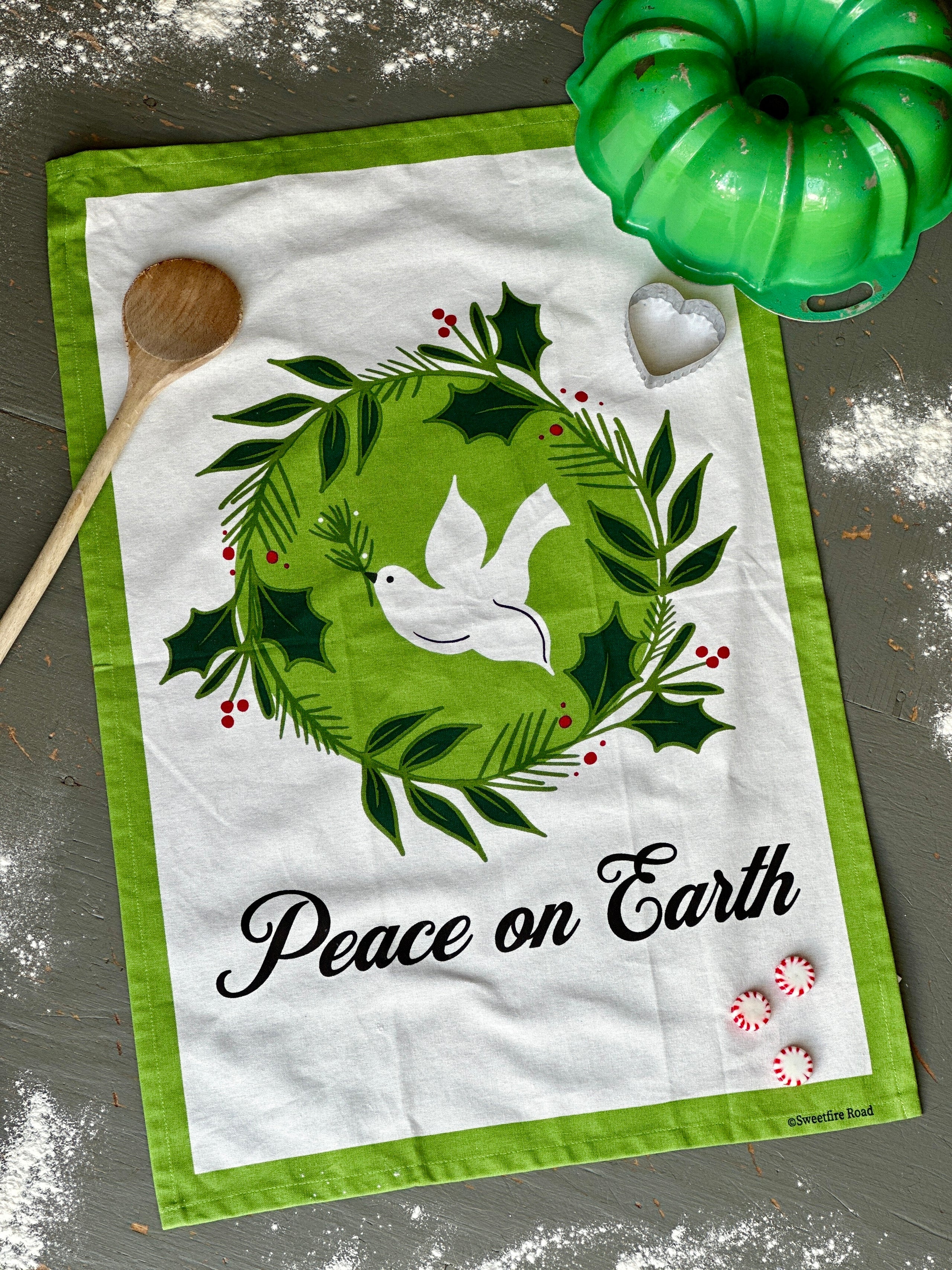 Tea Towel Set by Sweetfire Road - ONCE UPON A CHRISTMAS - Set of 3