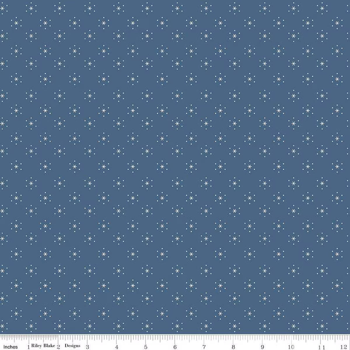 Fabric, Americana by Lori Holt - Sparkle DENIM (by the yard)