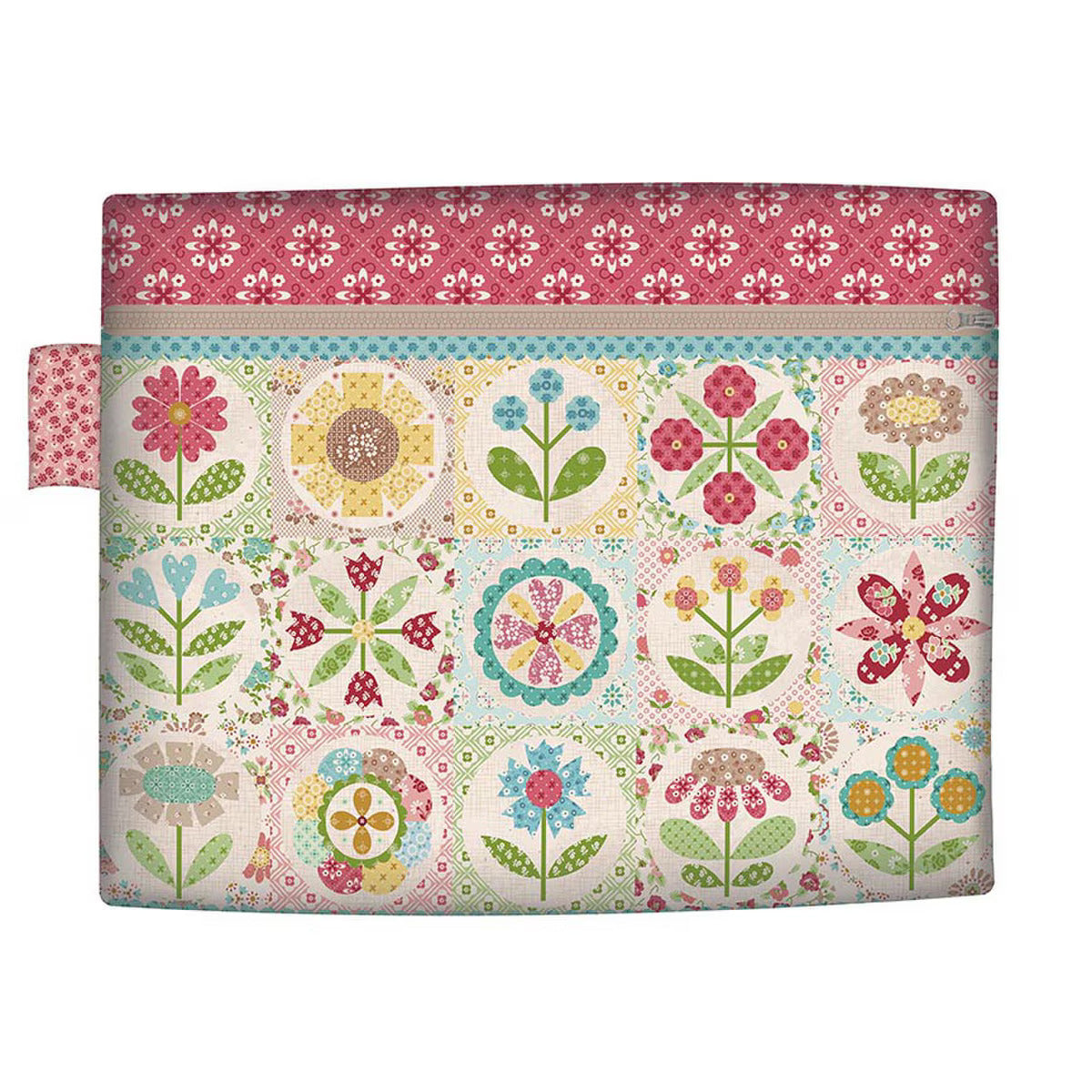 希少品　ソノシート　ENGLISH HOUR WITH MOTHER KIT, HOME DECOR Zippy Bags 4 Panel & Happy Zippers #3 by Lori Holt