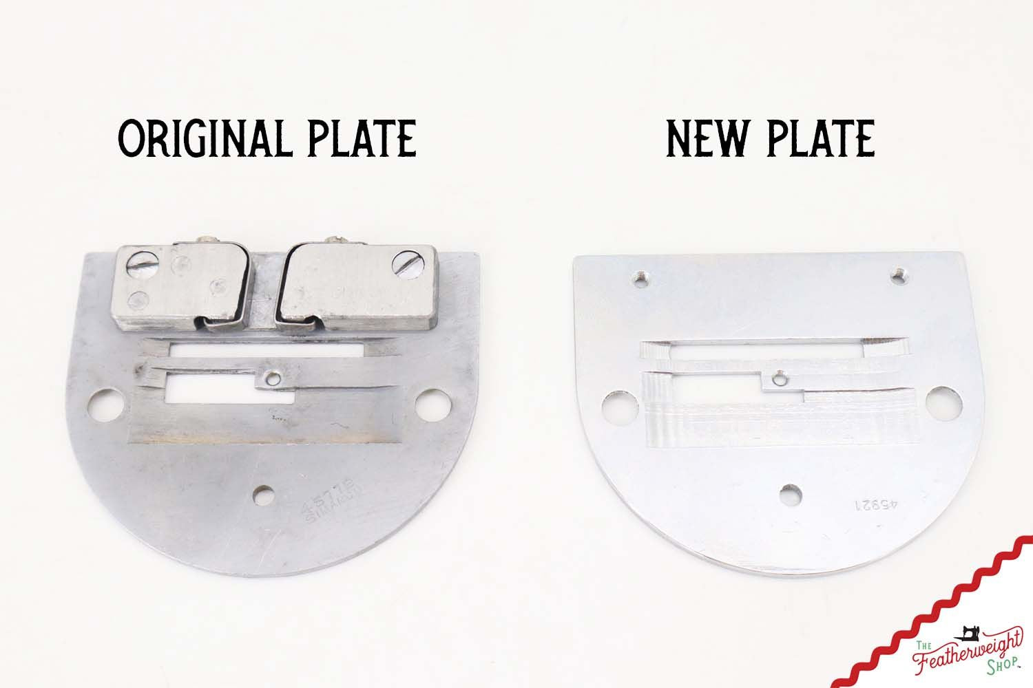 Premium Throat / Needle Plate, Graduated - Singer Featherweight Model 221