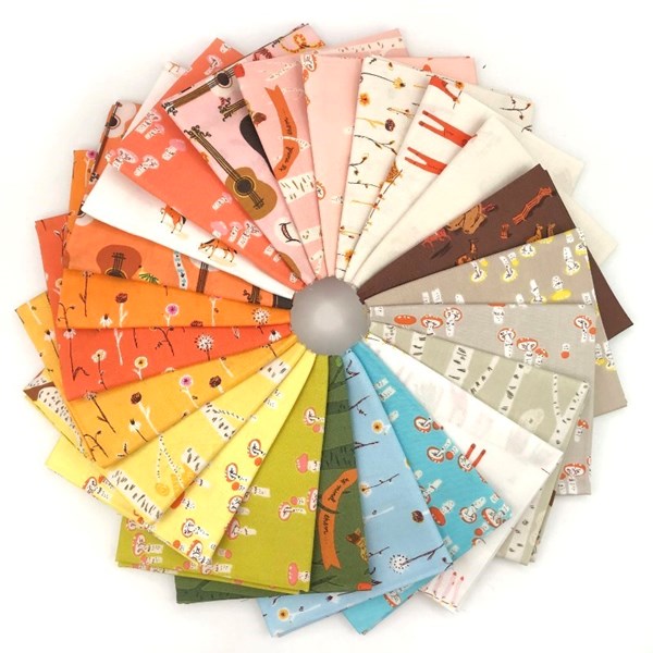 Fabric, Far Far Away 3 by Heather Ross for Windham  -  FAT QUARTER BUNDLE