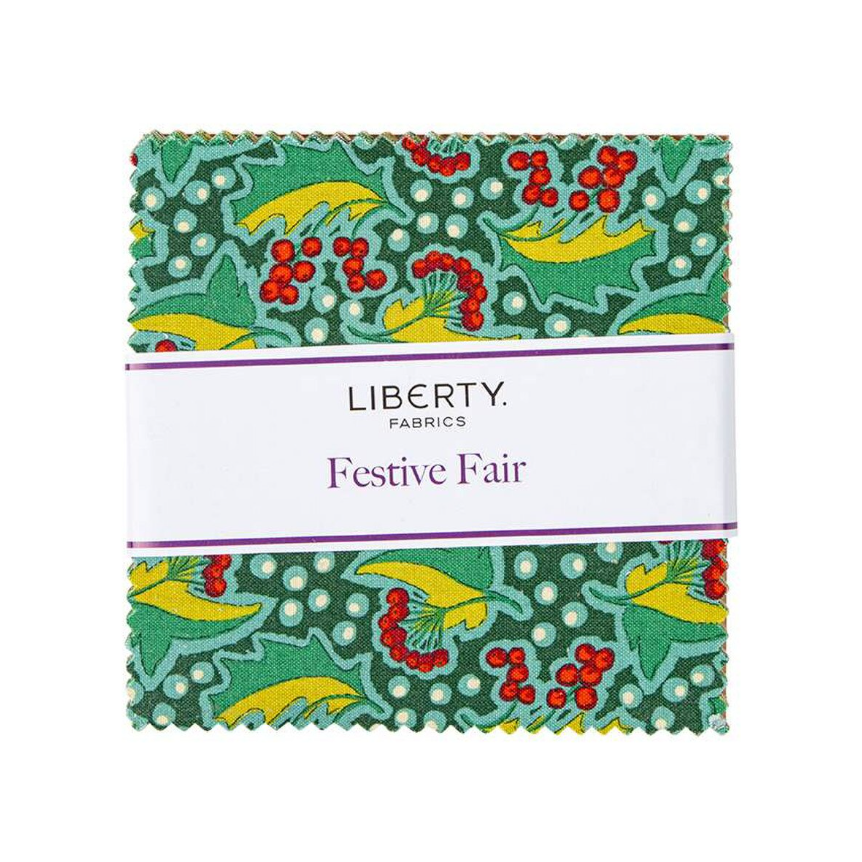 Fabric, Festive Fair by Liberty - 5-INCH STACKER