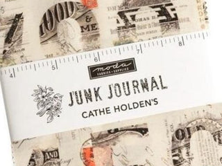 Load image into Gallery viewer, Fabric, Junk Journal by Cathe Holden - CHARM PACK