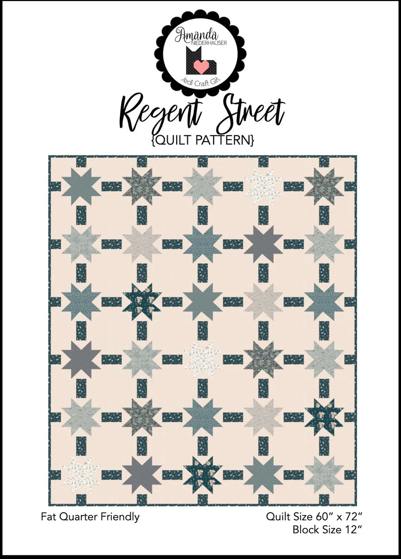 PATTERN,  Regent Street Quilt