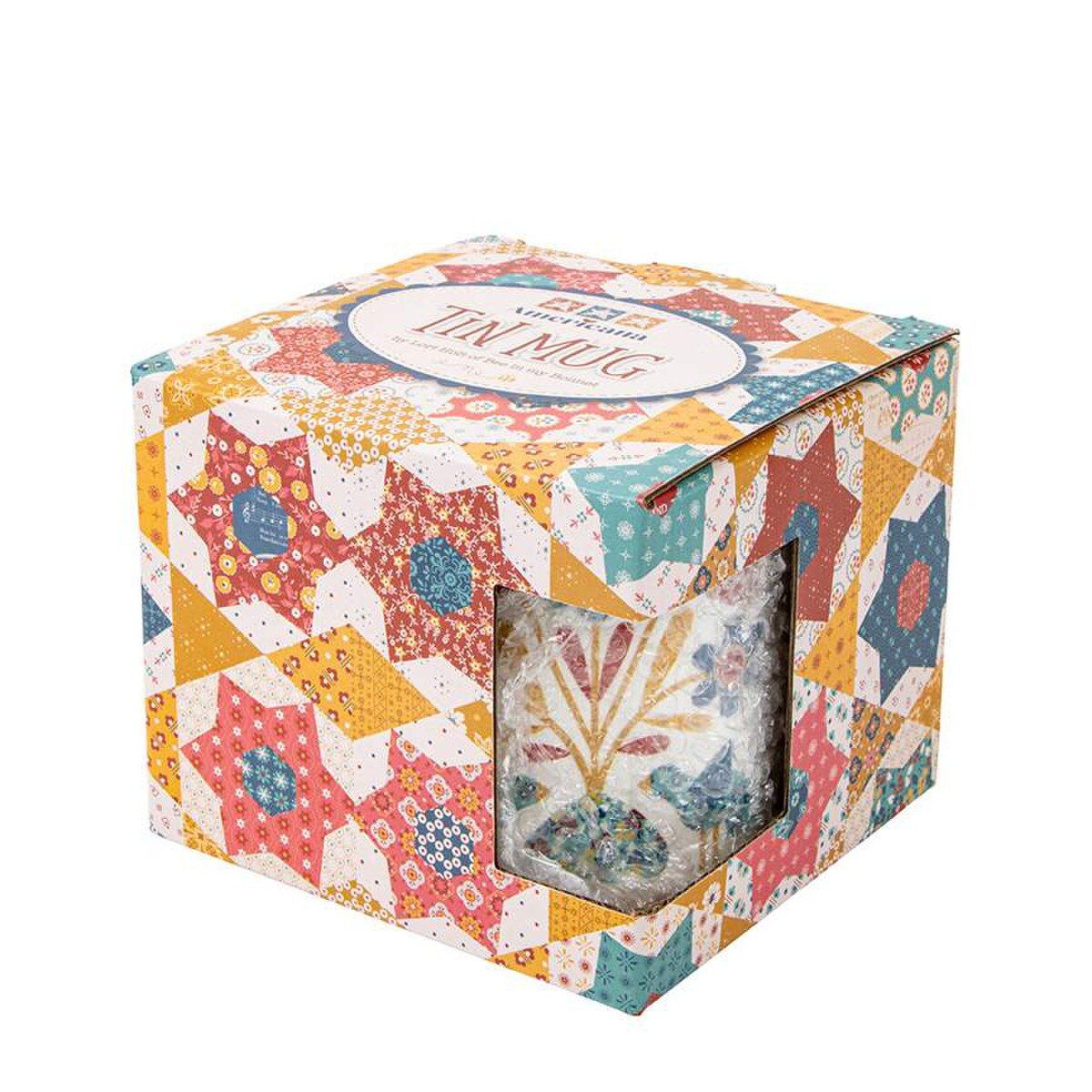 Mug, Americana Enamel Tin Mug by Lori Holt