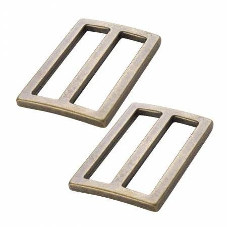 Hardware, Widemouth Slider - 1 ½" - Set of Two