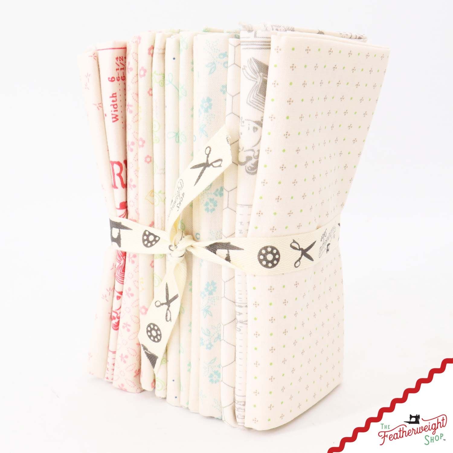 Fabric, Farmer's Daughter CURATED Backgrounds - FAT QUARTER BUNDLE