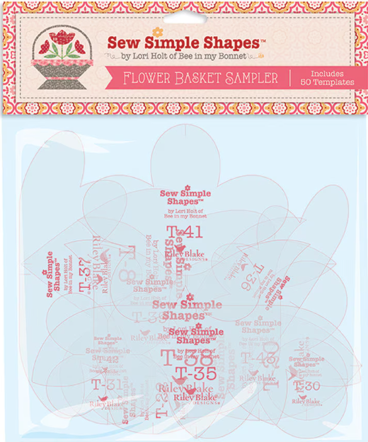 Sew Simple Shapes, Flower Basket Sampler by Lori Holt of Bee in My Bonnet