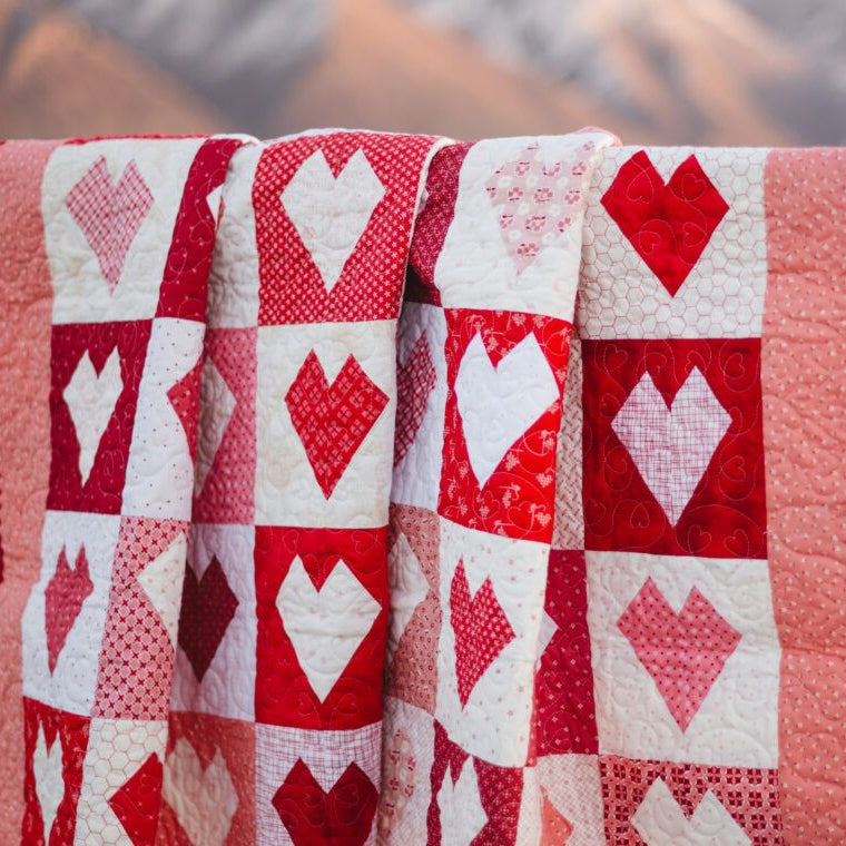 Heart Quilt Papers to Sew, 10-inch by Lori Holt