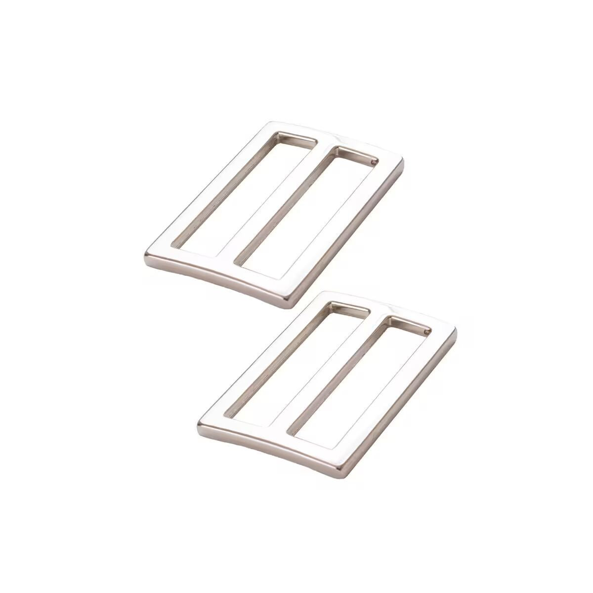 Hardware, Widemouth Slider - 1 ½" - Set of Two - NICKEL