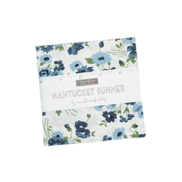Fabric, Nantucket Summer by Camille Roskelley - 5" CHARM PACK