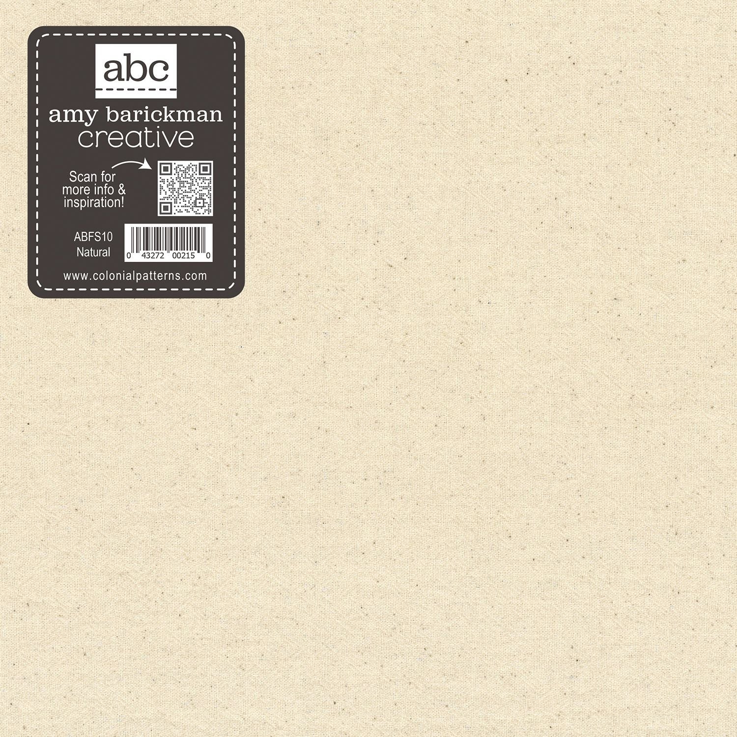 Fabric, Flour Sack Towel by Amy Barickman Creative - Natural