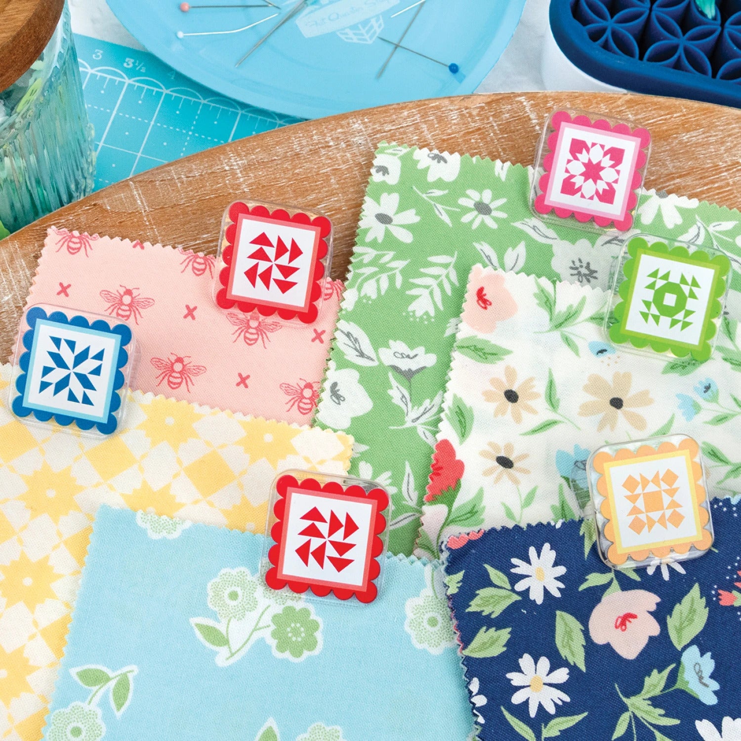 QuiltyClippies - Fabric Tag CLIPS by It's Sew Emma