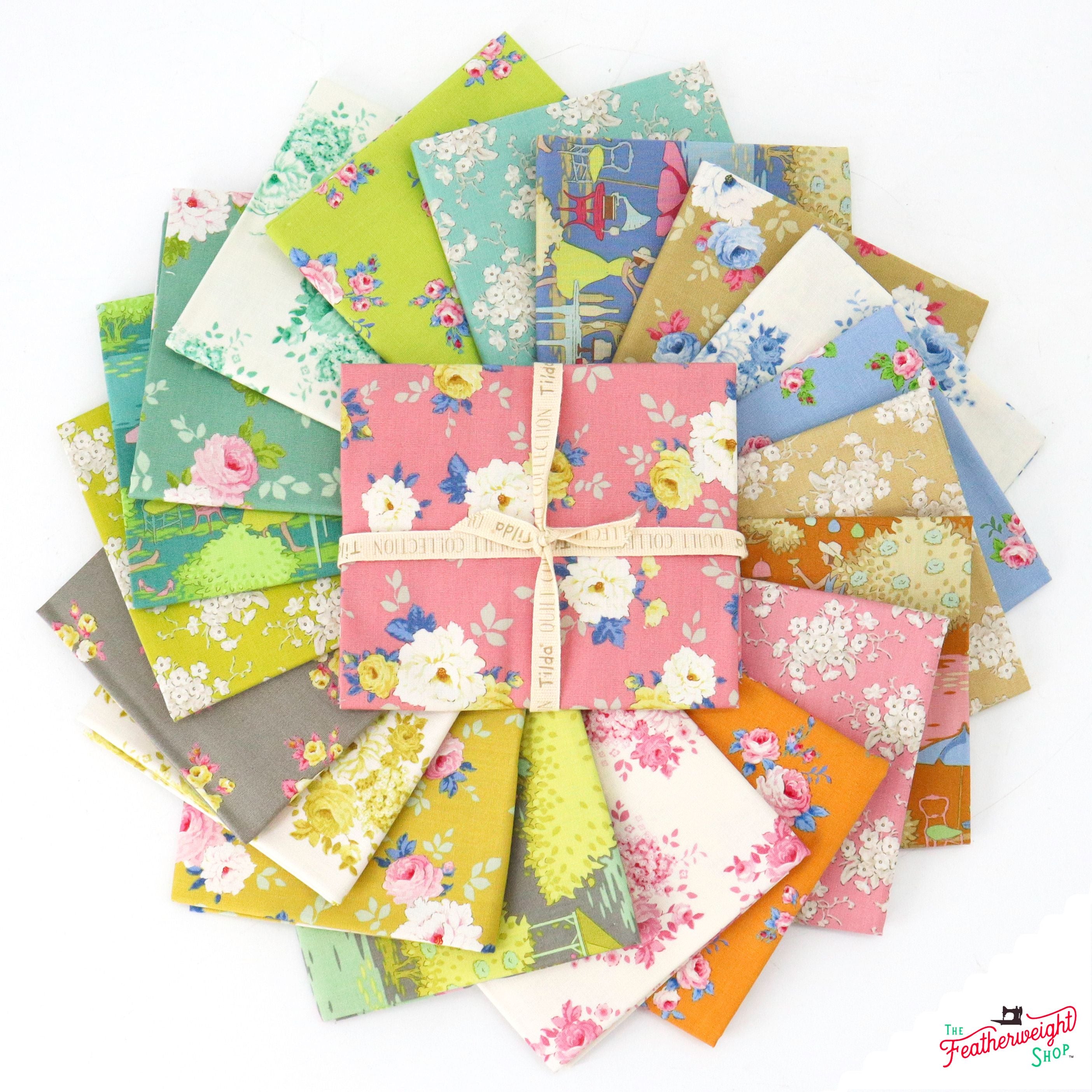 Fabric, Sunday Brunch Collection by Tilda - FAT QUARTER BUNDLE