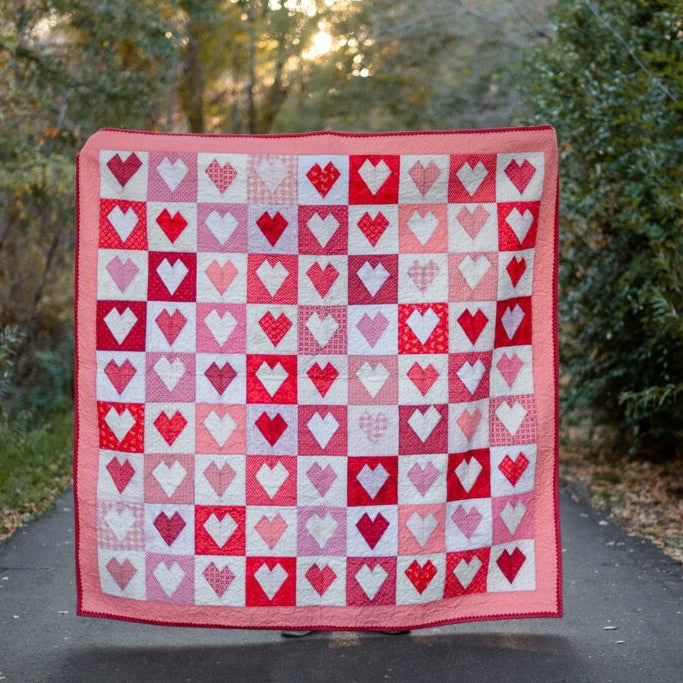 Heart Quilt Papers to Sew, 10-inch by Lori Holt