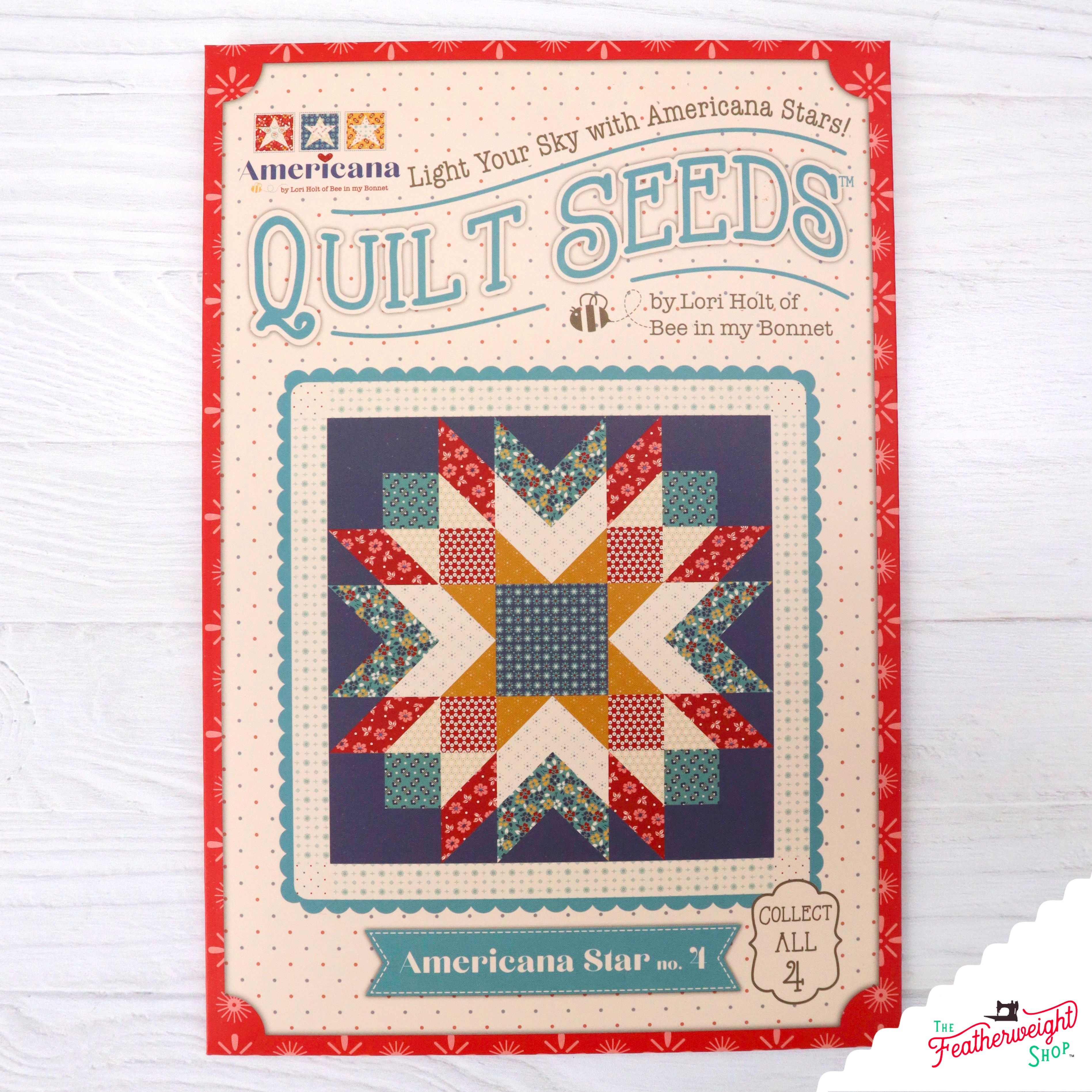 PATTERN, Americana Quilt Seeds ~ Star No. 4 Block by Lori Holt