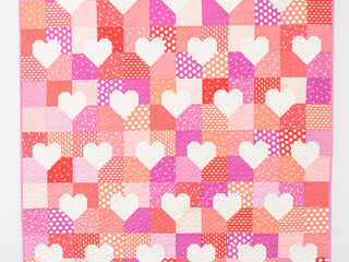 Load image into Gallery viewer, PATTERN, Patchwork Hearts Quilty Love by Emily Dennis