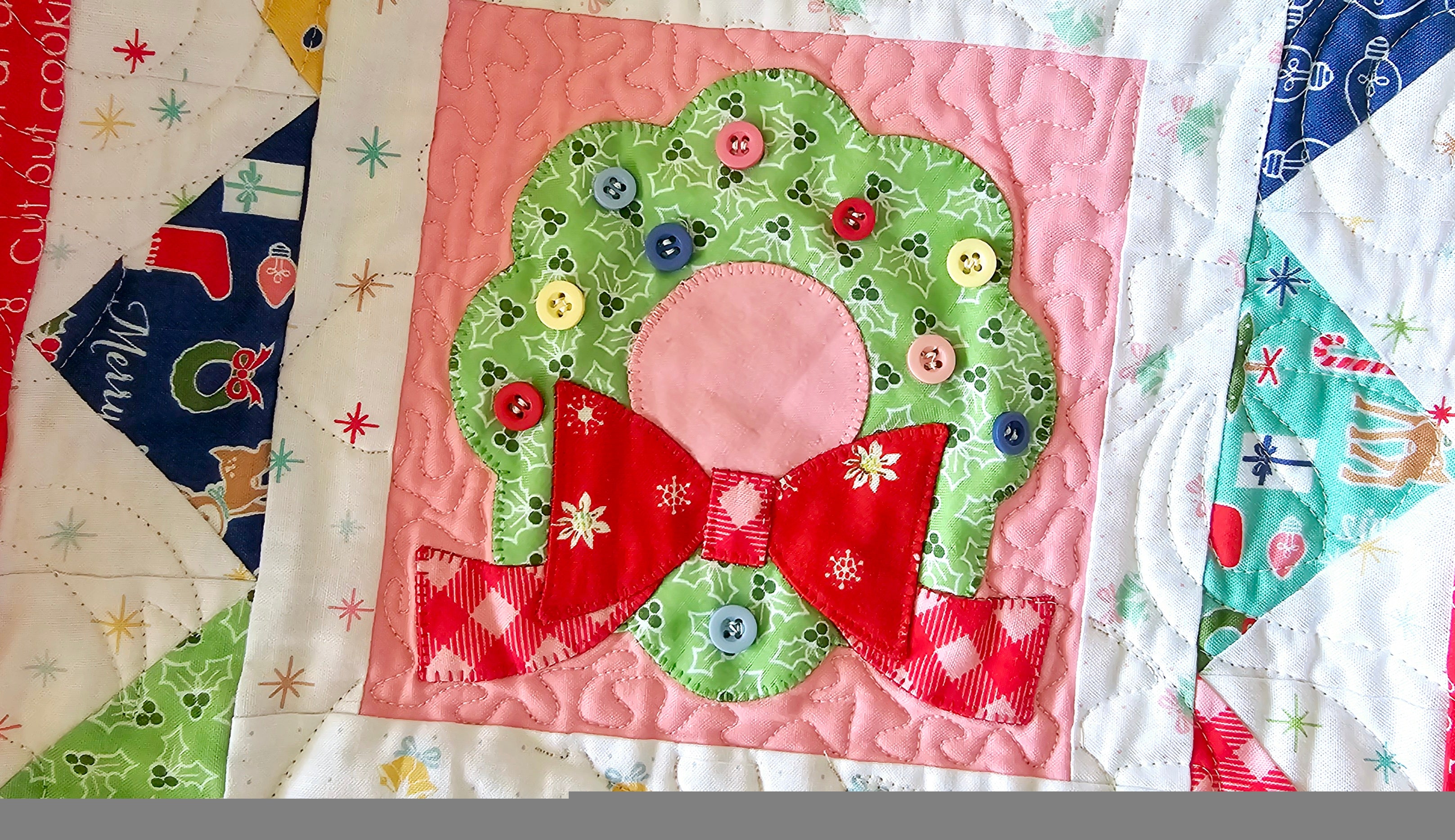 Quilt Kit, Cozy Christmas Applique' (Templates Included)