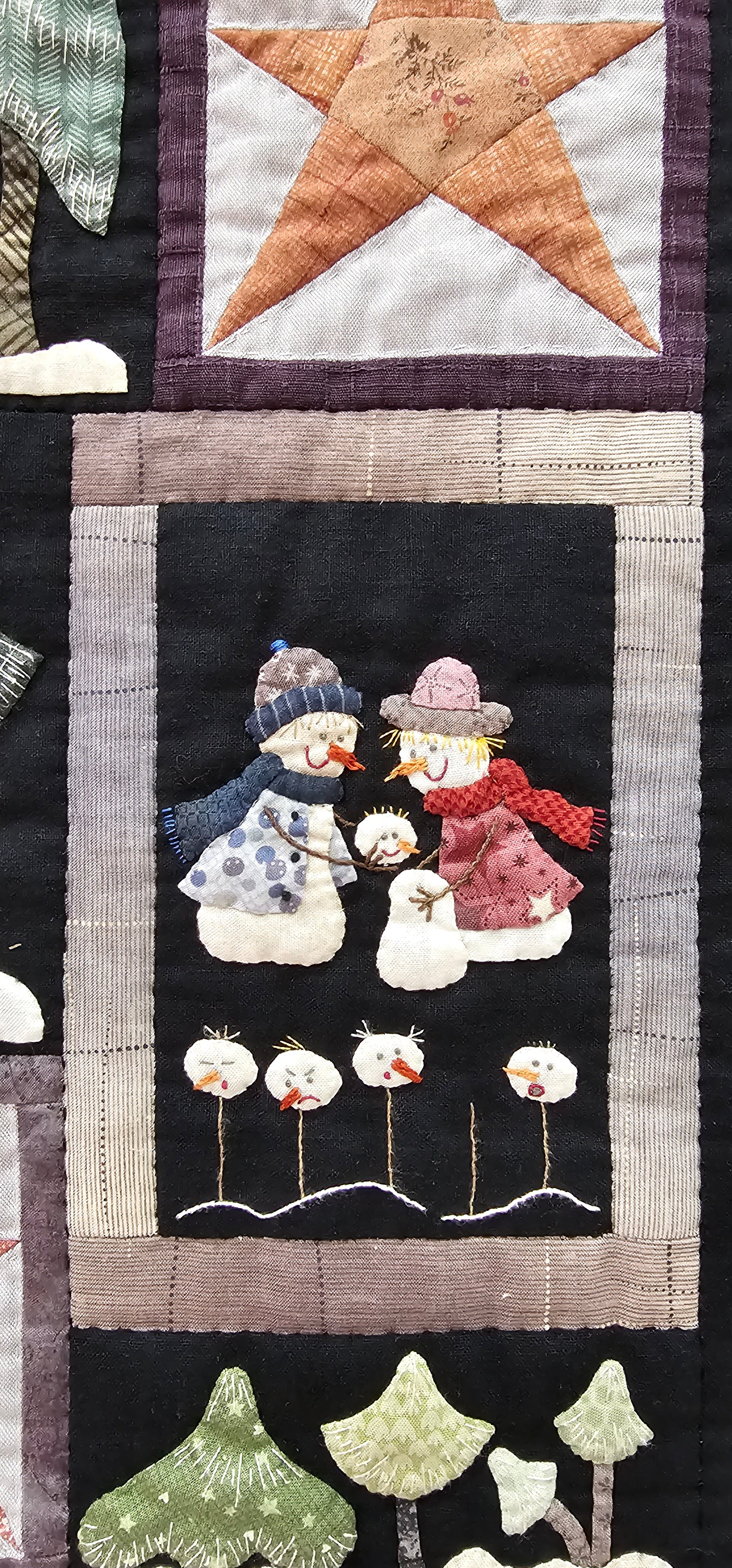 PATTERN, The Happy Snowmen WINTERQUILT by Quilt My Design