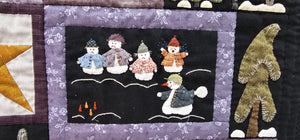PATTERN, The Happy Snowmen WINTERQUILT by Quilt My Design