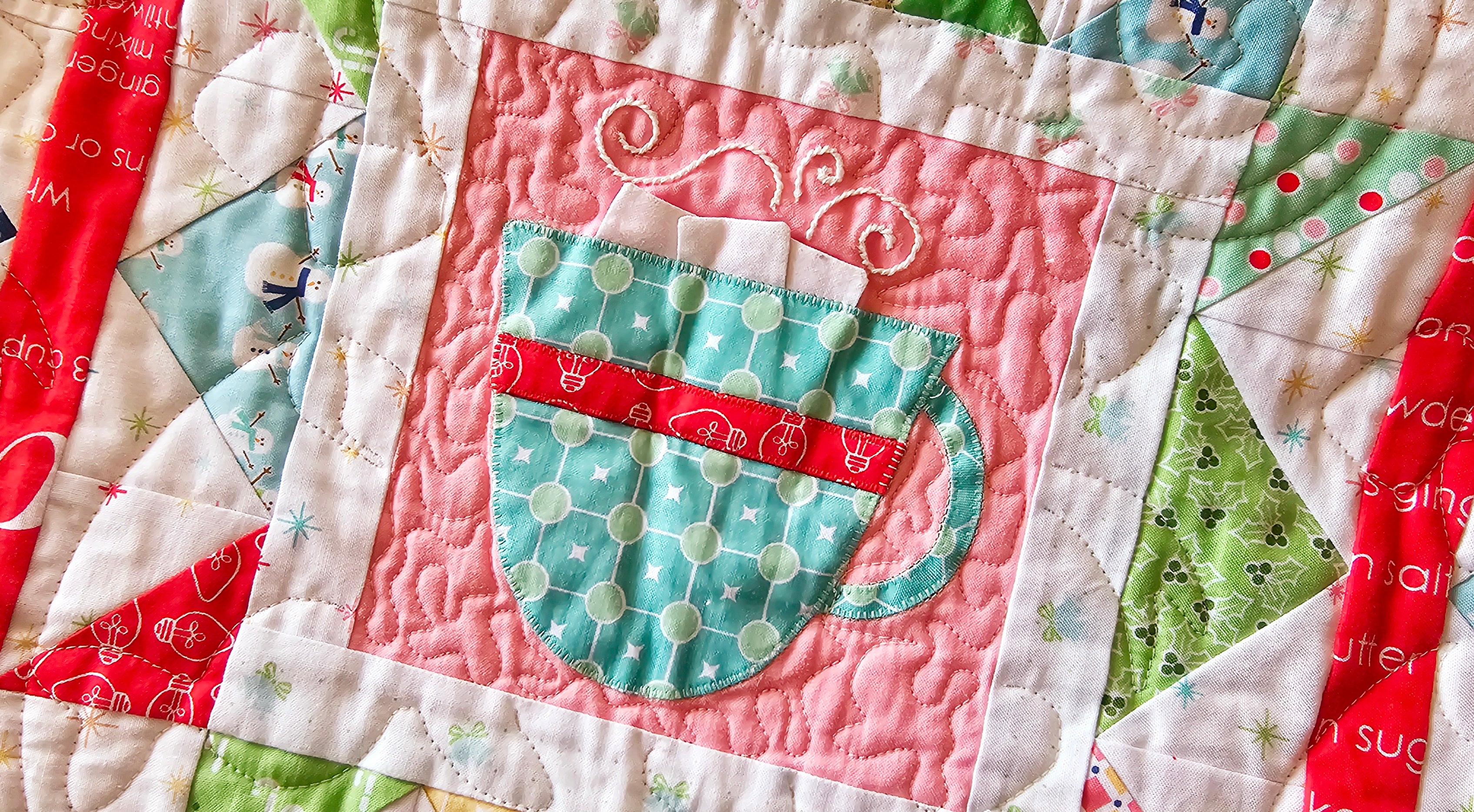 Quilt Kit, Cozy Christmas Applique' (Templates Included)