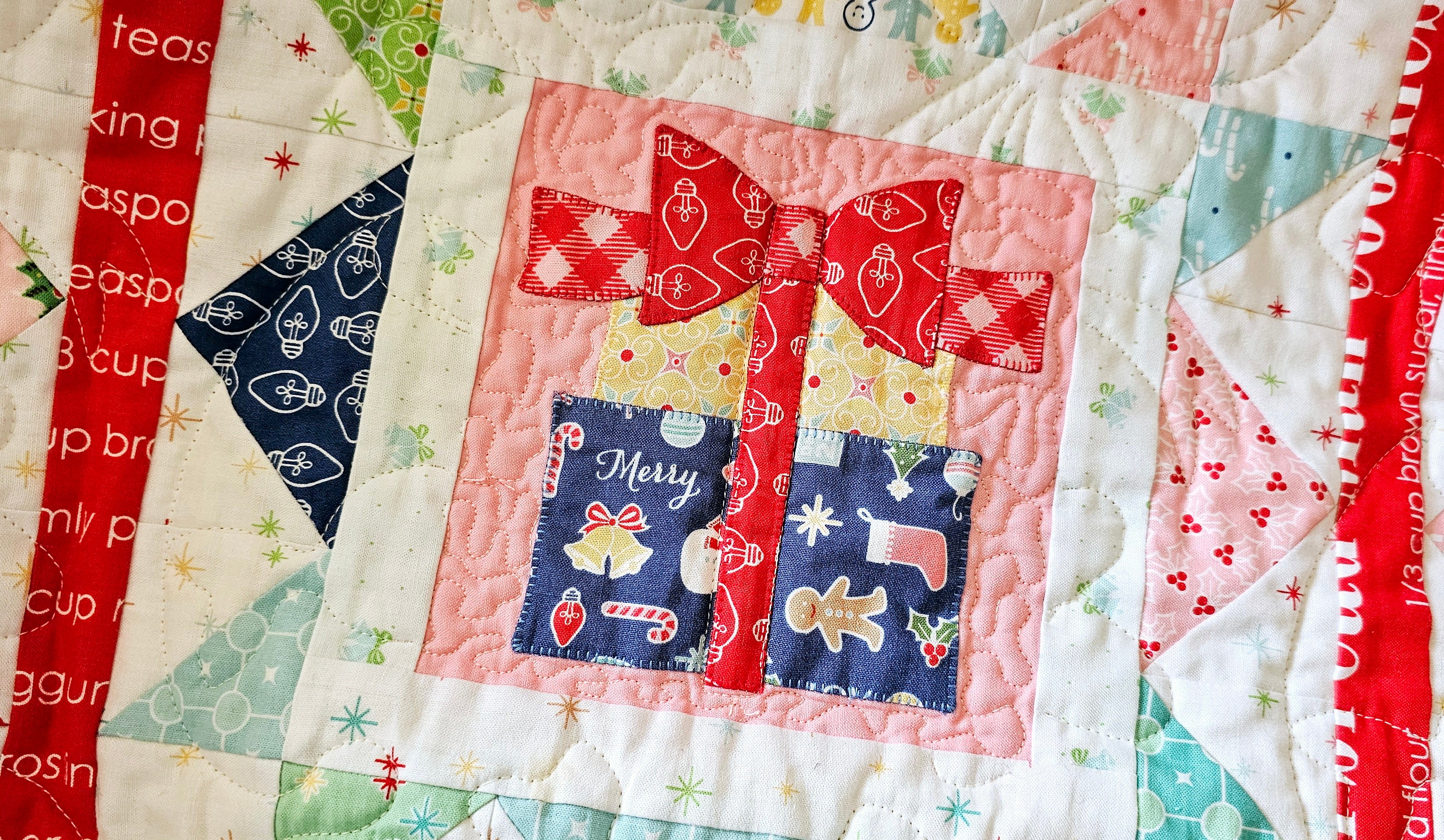 Quilt Kit, Cozy Christmas Applique' (Templates Included)