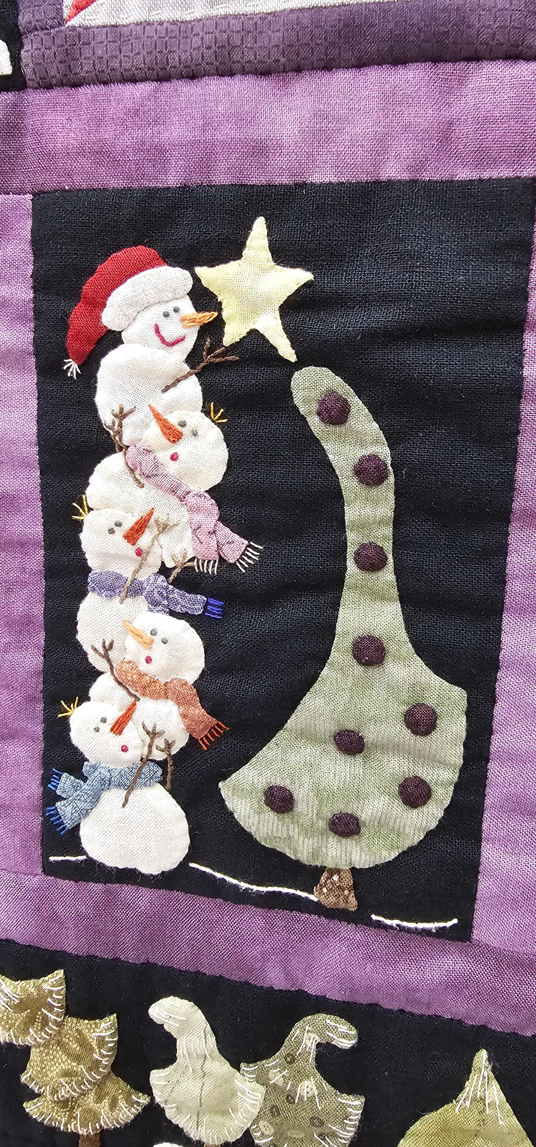 PATTERN, The Happy Snowmen WINTERQUILT by Quilt My Design