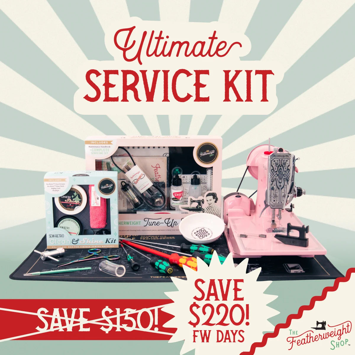ultimate service kit featherweight days sale