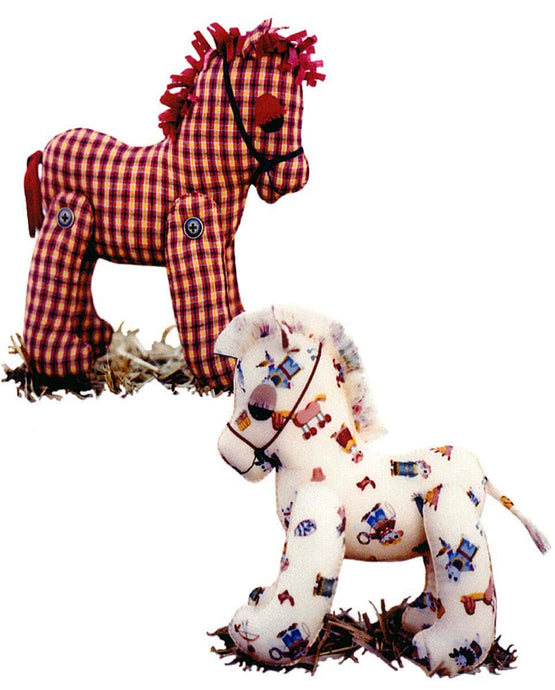 Pattern, Little Bronco Horse Soft Toy by Yesterday's Charm