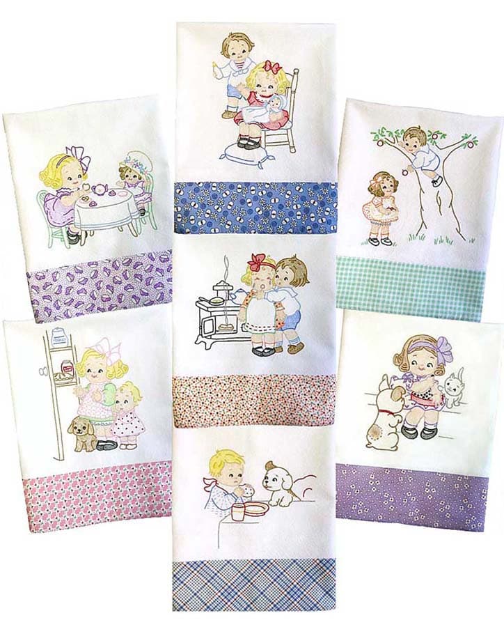 Embroidery Iron-On Transfers, Vintage-Styled Kitchen Grace Kids