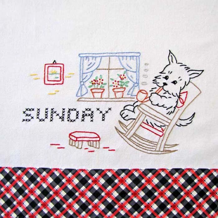 Embroidery Iron-On Transfers, Vintage-Styled SCOTTY