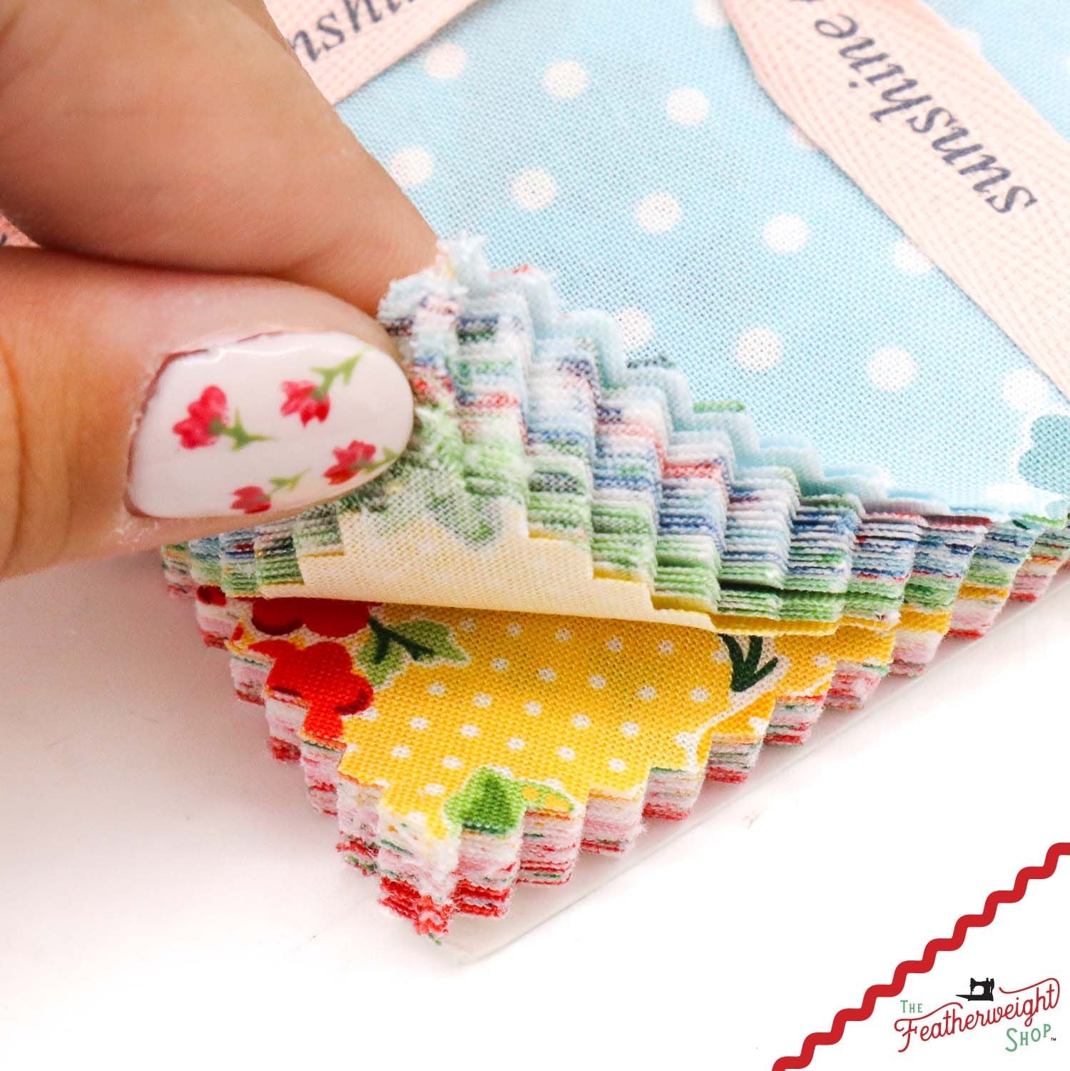 Fabric, Flower Market by Elea Lutz for Poppie Cotton - 5" Stacker