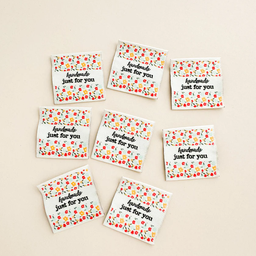 Labels, FLOWER BED Woven Sew-In Tags by Minki Kim