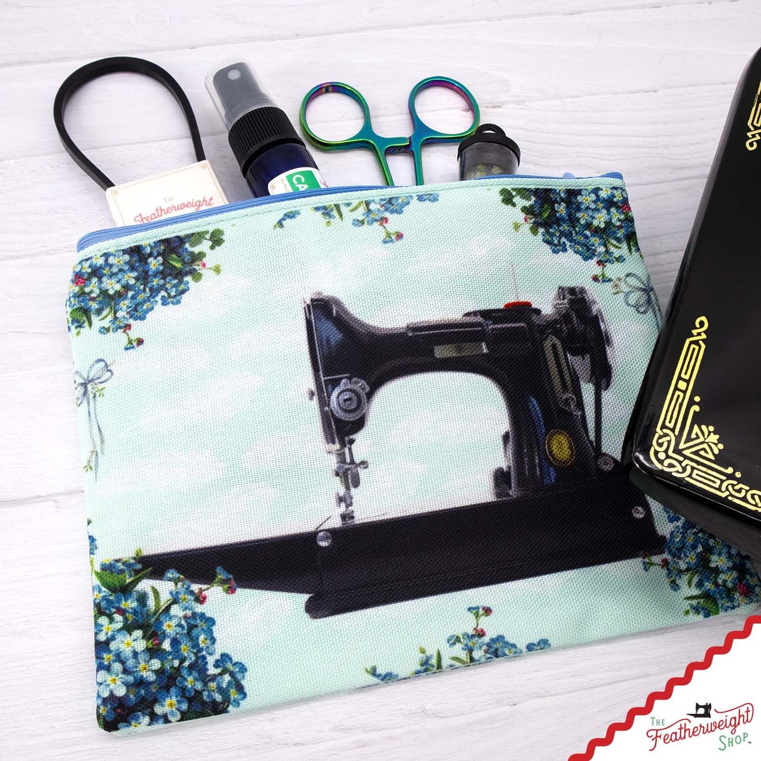 Bag, Forget-Me-Not Featherweight Zipper POUCH