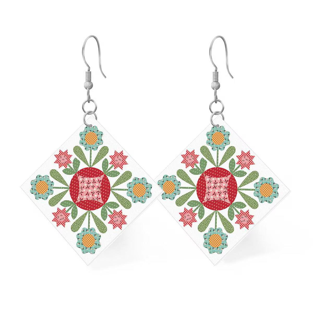 Earrings - Leather Lori Holt's Prairie